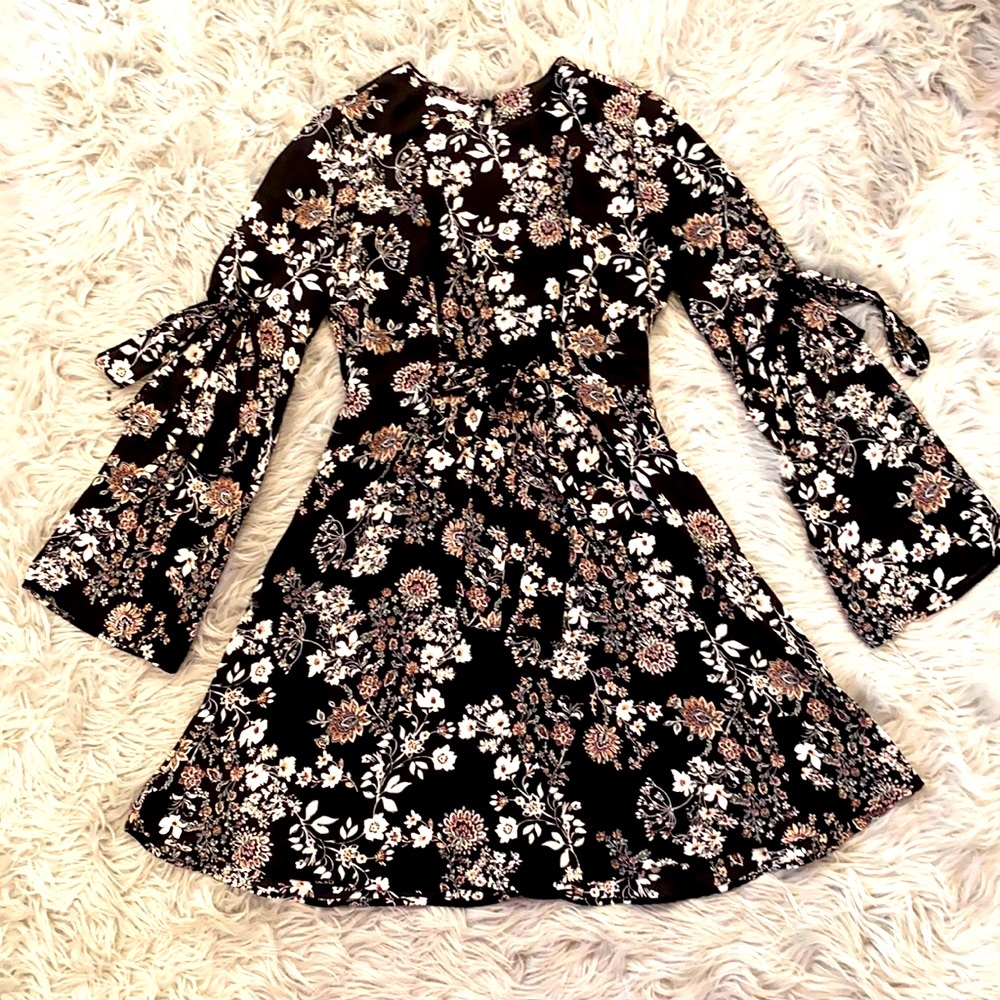 Maurices Floral Long Sleeved Dress- Size XS